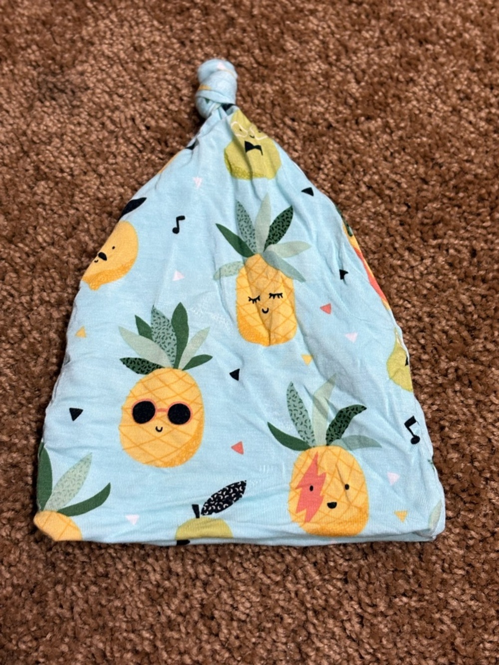 Little Sleepies Bamboo Pineapple Printed Knotted Hat